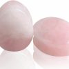 Changgaijewelry Teardrop Rose Quartz Ear Gauges Plugs Tunnels Expanders Stretcher Natural Stone Double Flared Earrings Piercing Body Jewelry (9/16\"(14Mm)) Body Piercing Plugs