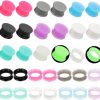 Juway Juway Oveta Ear Gauges For Ear Silicone Ear Plugs Soft Flexible Silicone Gauge Saddle Silicone Ear Plugs And Tunnels 6Mm-20Mm(16 Pairs) Body Piercing Plugs