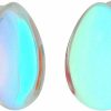 Generic Pair Of Iridescent Aurora Borealis Glass Teardrop Plugs (Pg-561) (1/2\" (12Mm)) Body Piercing Plugs