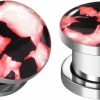 Awinrel Pair Ear Gauges For Women Men Ears Plugs Tunnels Stretching Surgical Steel Piercing Jewelry 2G-5/8 Inch Body Piercing Plugs