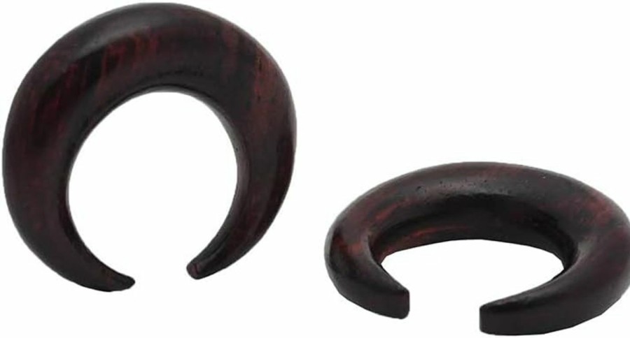 Mystic Metals Body Jewelry Mystic Metals Body Jewelry Sono Wood Pinchers (Pw-330) Plugs Gauges - Sold As A Pair Body Piercing Plugs