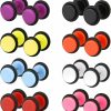 JEWELRIESHOP Jewelrieshop 8 Pairs Assorted Stainless Steel Acrylic Cheaters Plugs Barbell Expander Screw Stud Earrings, 19 Gauge Body Piercing Plugs