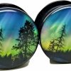 Pierced Republic Pierced Republic Northern Lights Ear Plugs - Acrylic - Screw-On - New *Pair* - 8 Sizes Body Piercing Plugs