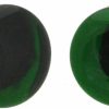 Generic Pair Of Emerald Green Glass Double Flare Plugs (Pg-563) Body Piercing Plugs