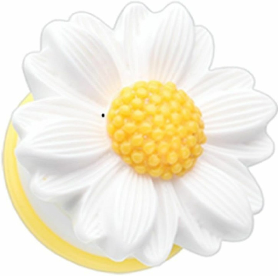 Freedom Fashion Freedom Fashion Cutesy Daisy Flower Single Flared Ear Gauge Plug (Sold By Pair) Body Piercing Plugs