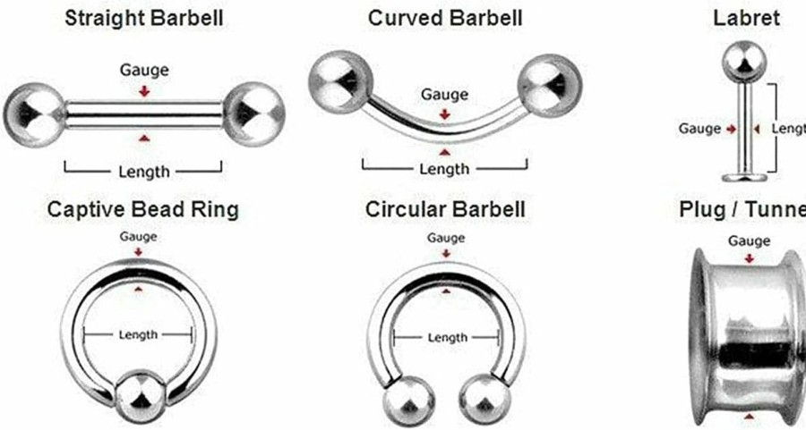 Generic Pair 0G (8Mm) Clear Acrylic Plugs Double Flare Gauges Solid Saddle Thin Ear Flesh Tunnels (2Pcs) Body Piercing Plugs