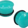 ZS Zs Mozambique Amazonite Natural Stone Ear Plug Ear Gauge Noble Temperament Single Flare Ear Expander Tunnel Body Piercing Plugs