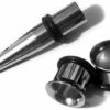 Urban Body Jewelry Urban Body Jewelry (1 Gauge Taper & Plugs) Steel Taper & A Pair Of Stainless Steel Tunnel Plugs Body Piercing Plugs