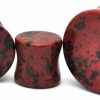 Mystic Metals Body Jewelry Mystic Metals Body Jewelry Pair Of Mahogany Obsidian Stone Plugs - Sold As A Pair Body Piercing Plugs