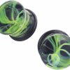 Qmcandy Qmcandy 6Pcs Glass Jellyfish Ear Plugs Stretching Piercing Tunnels For Ear Gauges 0G-5/8 Inch Body Piercing Plugs