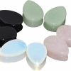 JOYTOYOU Joytoyou 8Pcs 2G-5/8 Oversized Teardrop Ear Gauge Plugs Tunnels Saddle Expander Piercing Jewelry Body Piercing Plugs