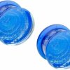 Pierced Owl Pierced Owl Cobalt Blue Galaxy Sparkle Swirl Design Glass Double Flared Plugs, Sold As Pair Body Piercing Plugs