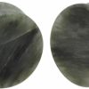 Mystic Metals Body Jewelry Mystic Metals Body Jewelry Pair Of Green Line Jasper Stone Double Flare Plugs (Stn-646) Body Piercing Plugs