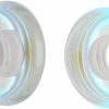 Generic Pair Of Aurora Borealis Iridescent Glass Tunnels (Pg-557) Body Piercing Plugs