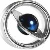 Pierced Republic Pierced Republic Planet With Rings Ear Plugs - Pair Of Stainless Steel Ear Gauges - 5 Size Options Body Piercing Plugs