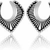 Casvort Casvort 2 Pcs 8Mm-25Mm Hypoallergenic 316 Stainless Steel Aesthetic Opening Saddle Tunnels Hangers Ear Gauges Plugs Stretcher Earring Piercing Body Jewelry Body Piercing Plugs