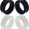 GOMODBODY (Made From Silicone) Flexible Silicone Flesh Tunnel Gauge Stretcher Expander Ear Piercing Available Size 2G (6Mm) To 1 3/16" (30Mm) Body Piercing Plugs