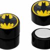 DC Comics Dc Comics Uni Batman Magnetic Acrylic Faux Plugs With Logo In Front Body Piercing Plugs