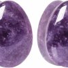 Pierced Owl Pierced Owl - Natural Amethyst Stone Teardrop Shaped Double Flared Plugs, Sold As A Pair Body Piercing Plugs