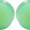 So Scene Mint Green Opalite Glass Ear Plug Gauges Body Piercing Plugs