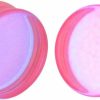 Mystic Metals Body Jewelry Mystic Metals Body Jewelry Pair Of Pink/Aqua Iridescent Double Sided Double Flare Glass Plugs (Pg-544) Body Piercing Plugs