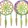 Kolach 1 Pair Multicolor Ear Gauges Stainless Steel Ear Dangle Plugs Tunnels Personal Style Piercing Jewelry Ear Stretchers Earrings Expander. Body Piercing Plugs