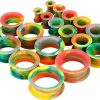 Stuppendux 2G-1\" Silicone Plugs Kit Ear Skins Gauges Soft Ear Expander Tunnels Stretching Set 6-25Mm Body Piercing Plugs