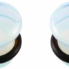 Amazon 1G/7Mm,9Mm Opal Natural Stone Ear Plug Ear Gauge Single Flare Ear Expander Tunnels Body Piercing Plugs