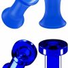 BIG GAUGES Big Gauges 2 Pairs Silicone Double Flared Saddle Piercing Jewelry Stretcher Ear Plugs Earring Lobe Acrylic External Flesh Tunnel Body Piercing Plugs