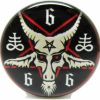 Unknown Brand Newpair 666 Baphomet Pentagram Ear Plugs - Acrylic Screw-On - 10 Sizes (00 Gauge (10Mm)) Body Piercing Plugs