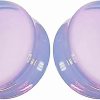 So Scene Lavender Opalite Glass Ear Plug Gauges Soscene Body Piercing Plugs