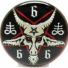 Unknown Pair* 666 Baphomet Pentagram Ear Plugs - Acrylic Screw-On - 10 Sizes (1\" (25Mm)) Body Piercing Plugs